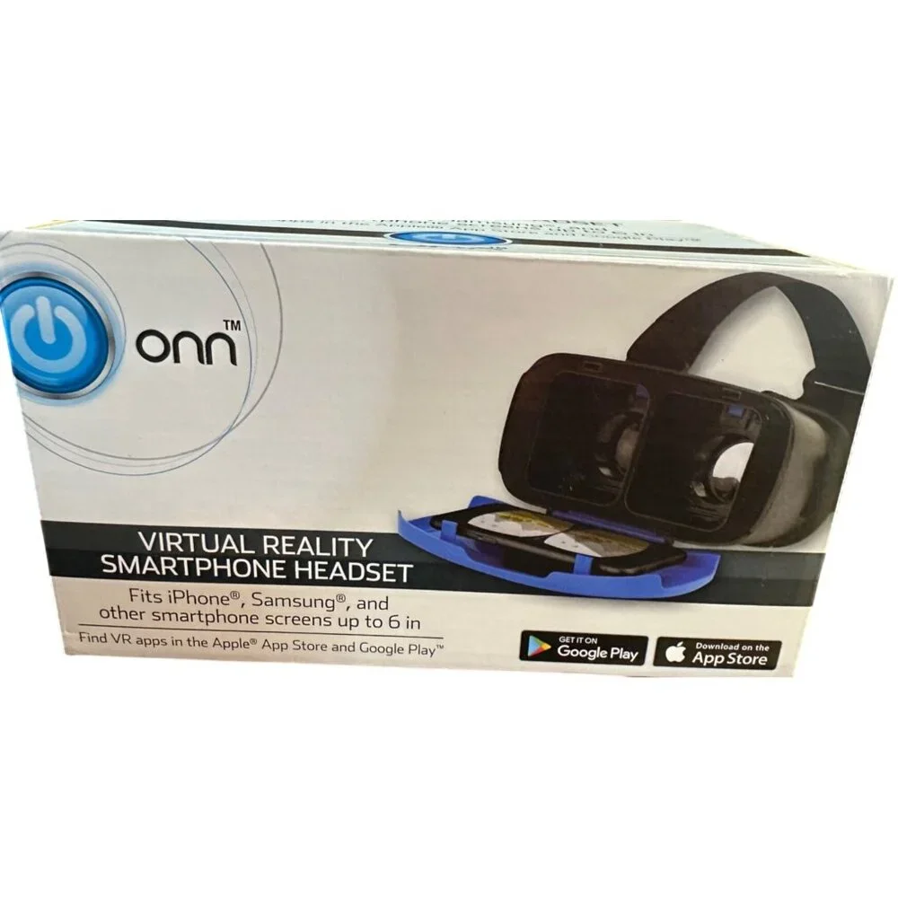 ONN Brand Blue Virtual Reality Smartphone Headset (NEW-BOXED)